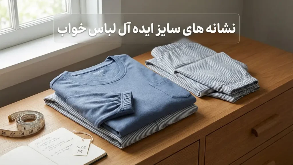 چطور لباس خواب رو اندازه مناسب انتخاب کنیم: راهنمای جامع راحتی و کیفیت خواب نشانههای یک لباس خواب با سایز ایدهآل