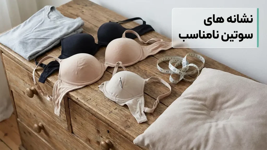 چطور سوتین را بدون فشار انتخاب کنیم؟ راهنمای جامع راحتی و سلامت نشانه های یک سوتین نامناسب: زنگ خطرها را بشناسید
