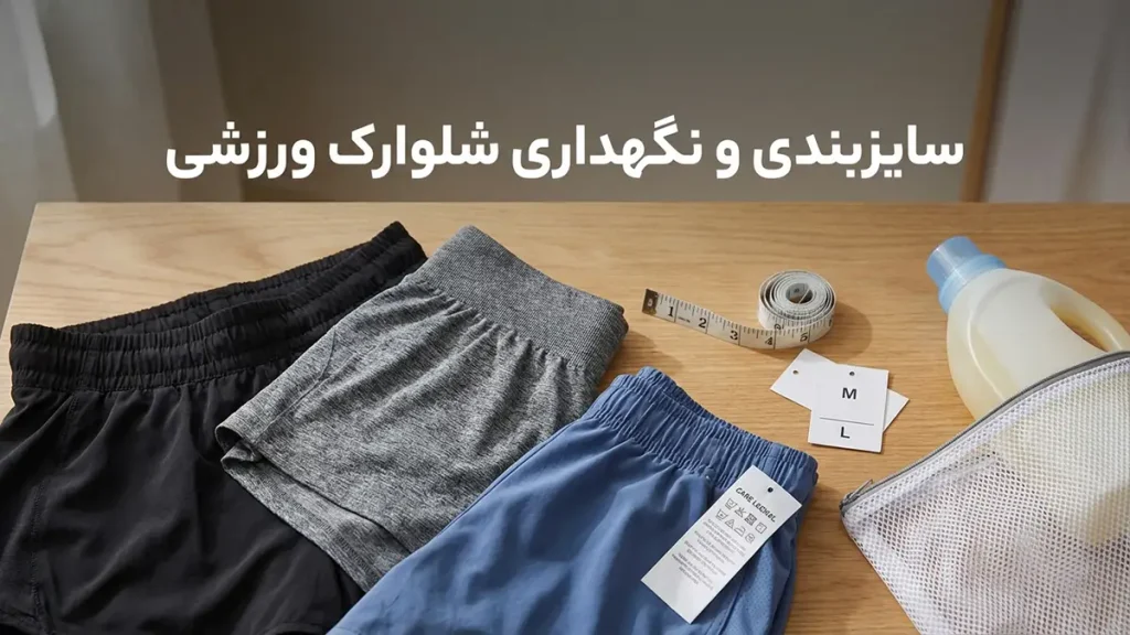 چطور شورت مناسب برای لباسهای ورزشی انتخاب کنیم؟ سایزینگ و نگهداری شورتهای ورزشی