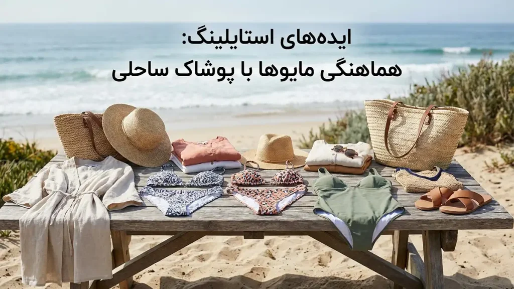 مایو مناسب لباسهای ترکیبی ساحلی: راهنمای کامل برای استایل بینقص ایدههای استایلینگ: ست کردن مایو با انواع لباسهای ساحلی