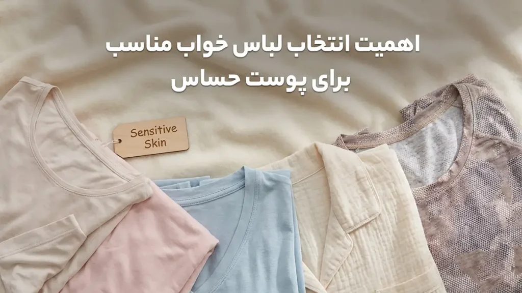اهمیت انتخاب لباس خواب مناسب برای پوست حساس