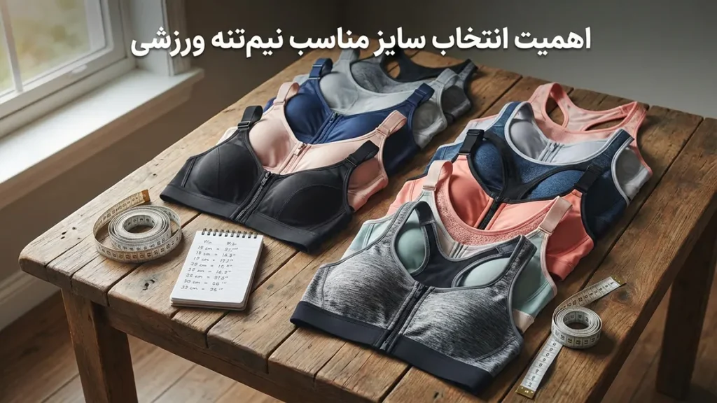 چطور سایز سوتین ورزشی رو پیدا کنیم: راهنمای جامع و دقیق اهمیت انتخاب سایز صحیح سوتین ورزشی