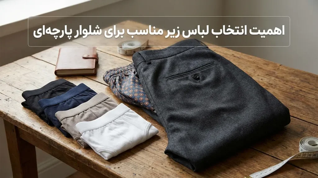 اهمیت انتخاب لباس زیر مناسب شلوارهای پارچه‌ای