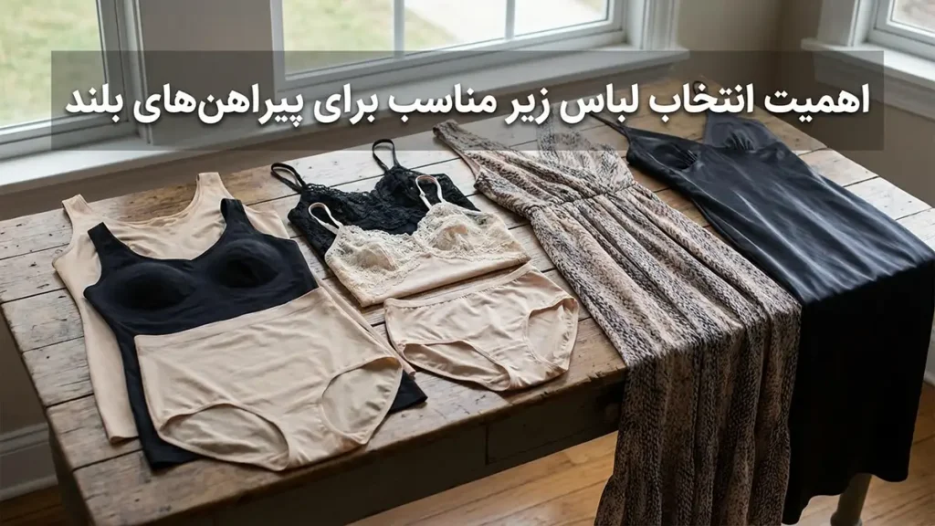 لباس زیر مناسب لباسهای بلند: راهنمای جامع برای استایلی بینقص و راحتی تمامعیار اهمیت انتخاب لباس زیر مناسب برای لباسهای بلند