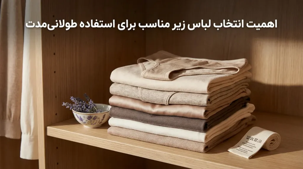 لباس زیر مناسب برای استفاده طولانی: راهنمای جامع سلامت و راحتی اهمیت انتخاب لباس زیر مناسب برای استفاده طولانی