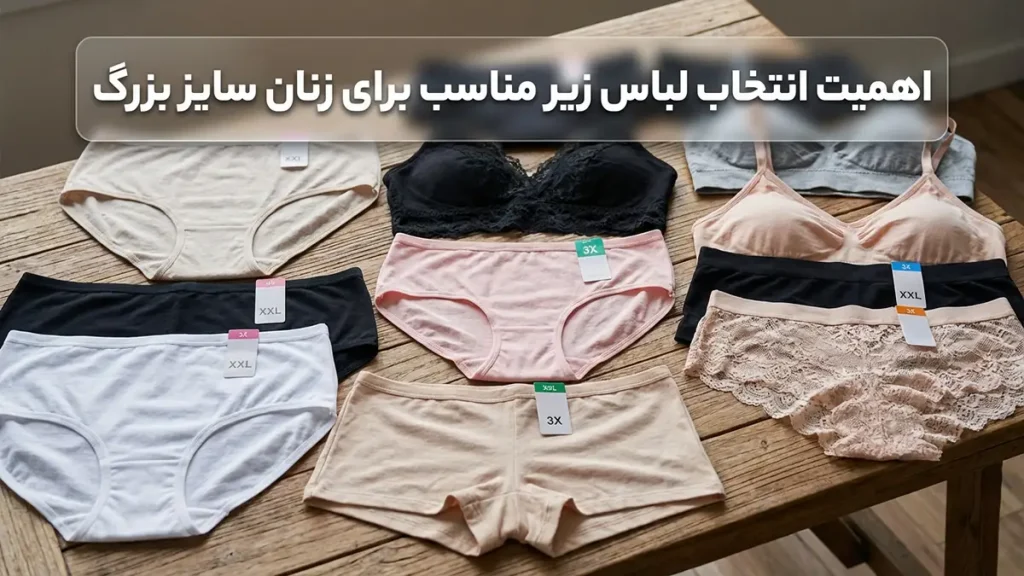 لباس زیر مناسب بانوان پلاسسایز: راهنمای جامع و کاربردی اهمیت انتخاب لباس زیر مناسب برای بانوان پلاسسایز