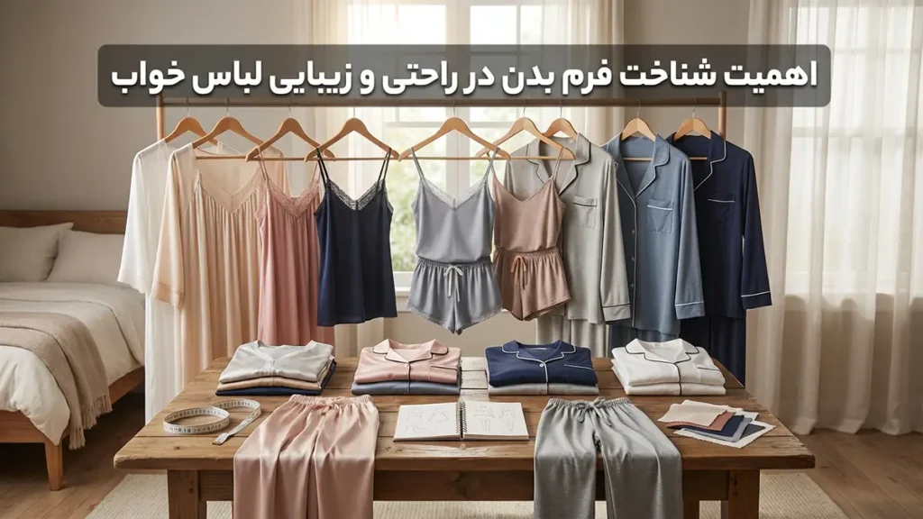چطور لباس خواب مناسب تیپ بدنی انتخاب کنیم؟ اهمیت شناخت فرم بدن در راحتی و زیبایی لباس خواب