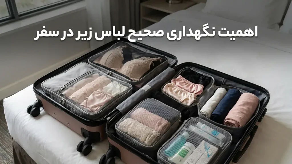 چطور لباس زیر را در سفر نگهداری کنیم: راهنمای جامع و کاربردی اهمیت نگهداری صحیح لباس زیر در سفر