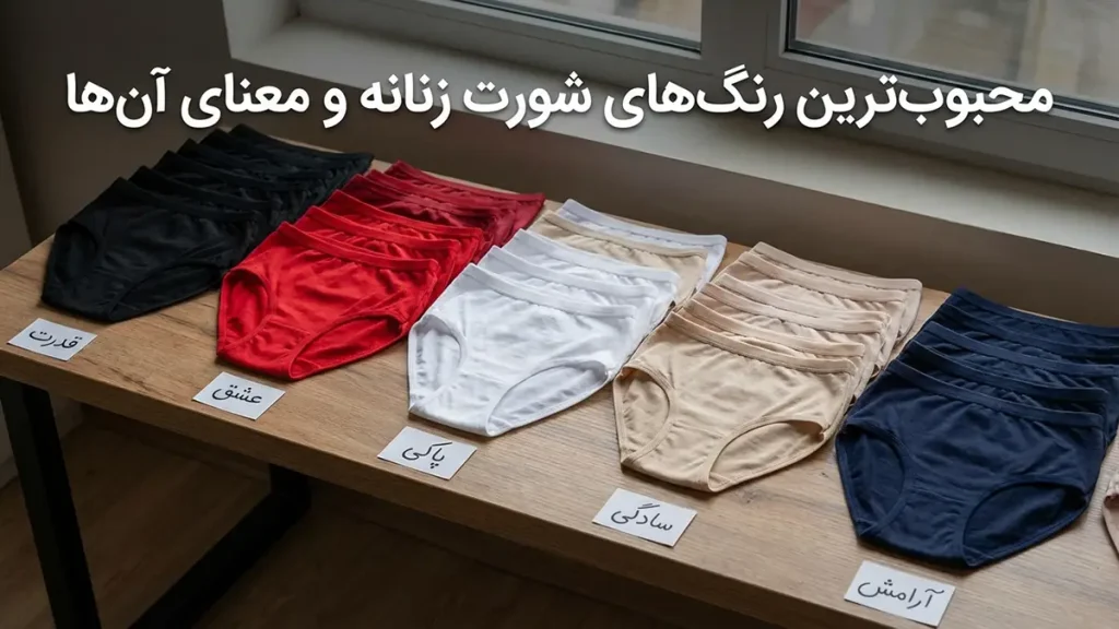 بهترین رنگ شورت زنانه: راهنمای جامع انتخاب برای هر موقعیت پرطرفدارترین رنگهای شورت و معنای آنها