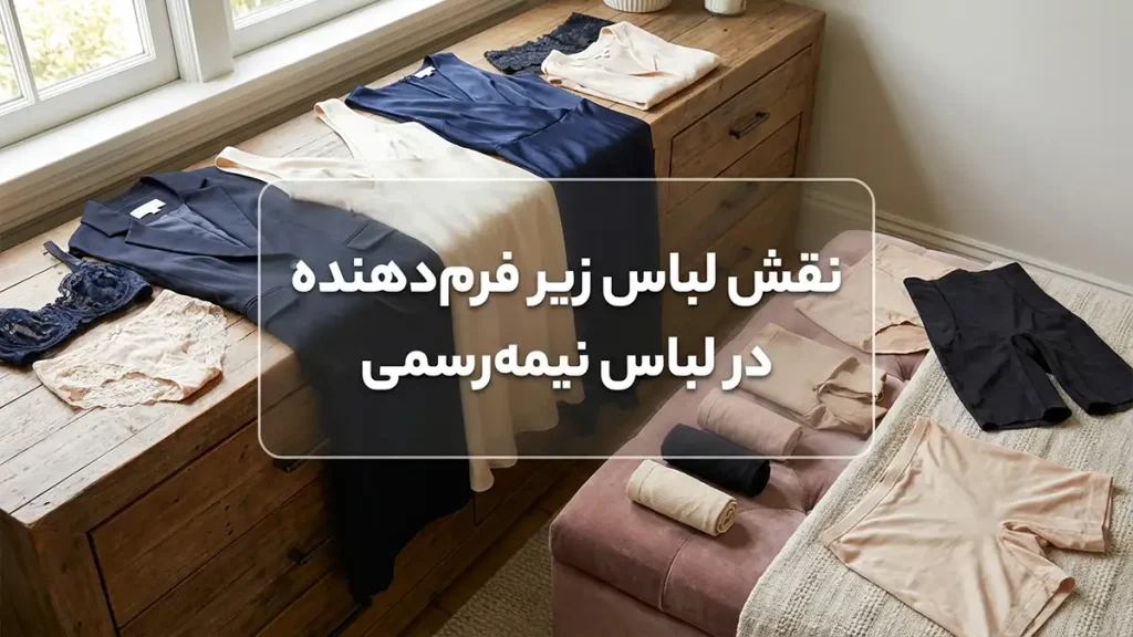 لباس زیر مناسب لباسهای نیمهرسمی: راهنمای جامع برای استایلی بینقص نقش لباس زیر فرمدهنده در استایل نیمهرسمی