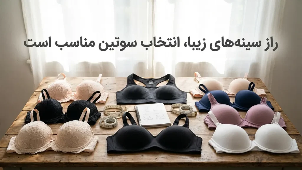 بهترین سوتین برای خوش فرم شدن: راهنمای جامع انتخاب و فرمدهی سینهها راز خوش فرمی سینهها با انتخاب سوتین مناسب