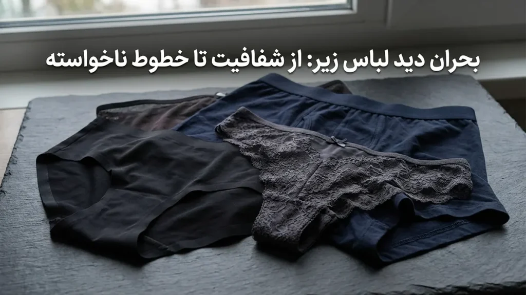 لباس زیر مناسب لباسهای تیره بحران دیده شدن لباس زیر: از شفافیت تا خطوط ناخواسته