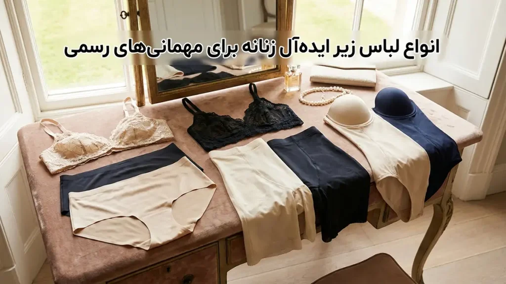 لباس زیر مناسب مهمانیهای رسمی: راهنمای جامع برای درخشش بینقص انواع لباس زیر زنانه ایدهآل برای مهمانیهای مجلسی