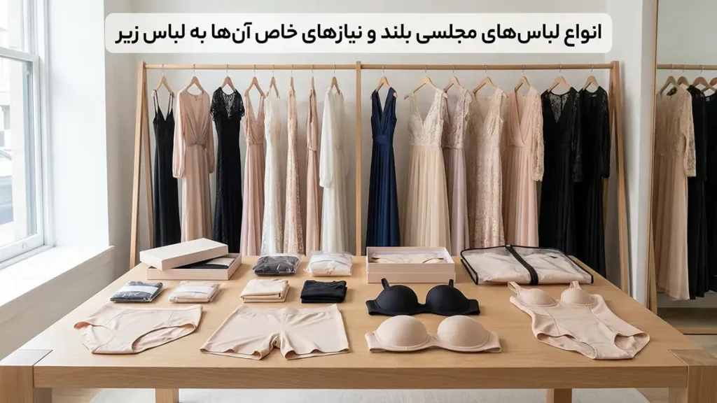 لباس زیر مناسب لباسهای بلند: راهنمای جامع برای استایلی بینقص و راحتی تمامعیار انواع لباسهای بلند و نیازهای ویژه آنها به لباس زیر