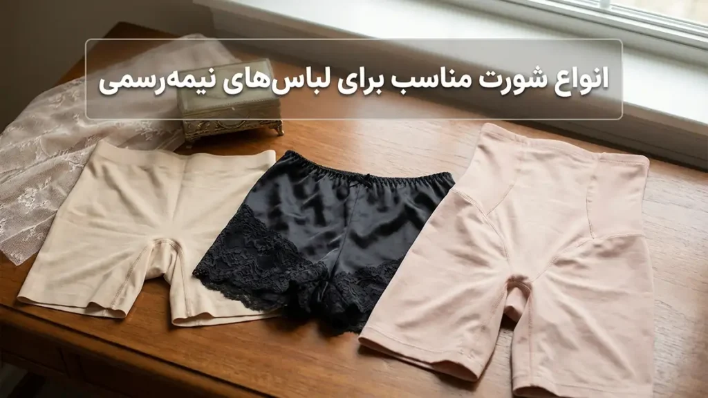 لباس زیر مناسب لباسهای نیمهرسمی: راهنمای جامع برای استایلی بینقص انواع شورت مناسب برای لباسهای نیمهرسمی