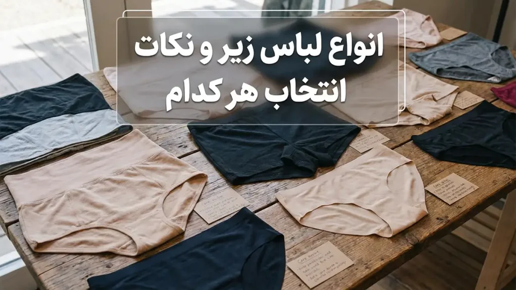 لباس زیر مناسب بانوان پلاسسایز: راهنمای جامع و کاربردی انواع لباس زیر و نکات انتخاب هر کدام