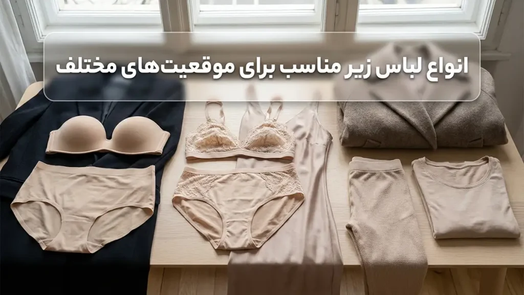 لباس زیر مناسب زیر مانتو؛ راز زیبایی پنهان و راحتی بیبدیل انواع لباس زیر مناسب زیر مانتو برای موقعیتهای مختلف