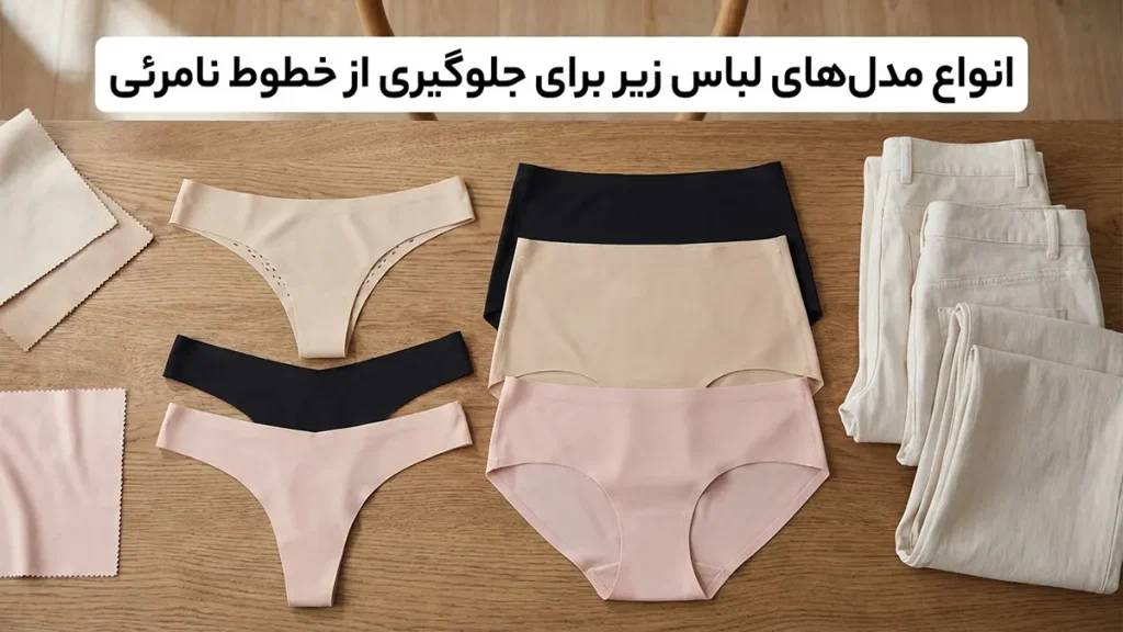 انواع مدل‌های لباس زیر برای جلوگیری از خط نامرئی