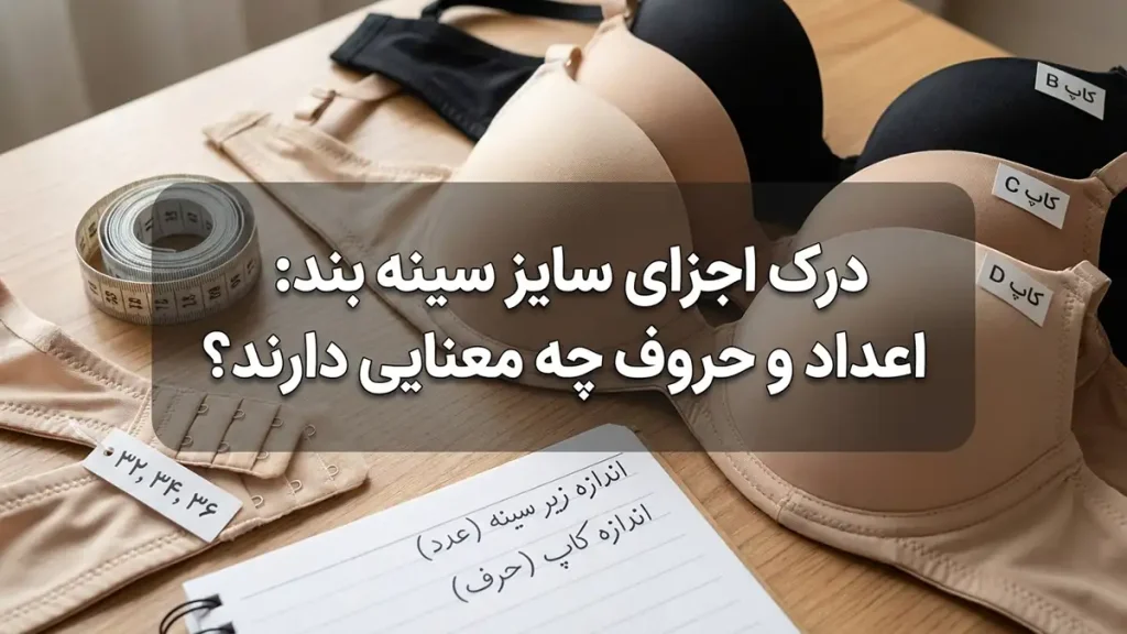 بهترین سایز سوتین چیست؟ راهنمای جامع انتخاب و اندازهگیری سوتین مناسب درک اجزای سایز سوتین: عدد و حرف به چه معناست؟
