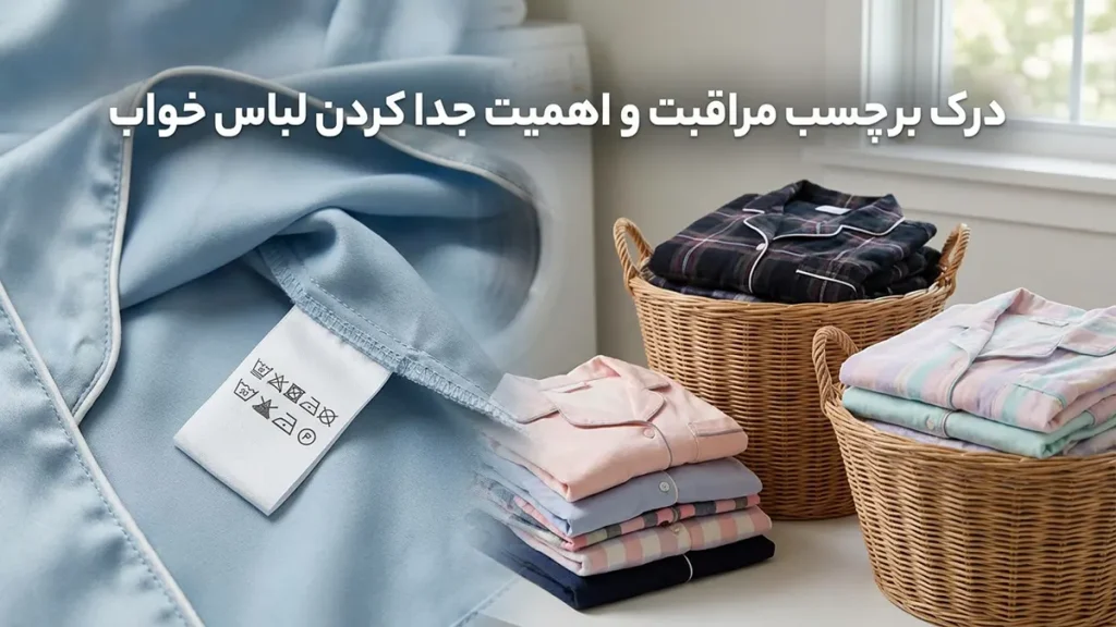 چطور لباس خواب رو بیشتر عمر کنیم: راهنمای جامع برای دوام بیشتر آشنایی با برچسب مراقبت و اهمیت تفکیک لباس خواب