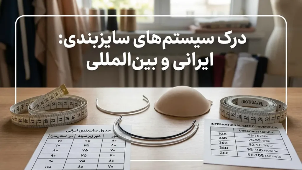 درک سیستم‌های سایزبندی: ایرانی و بین‌المللی