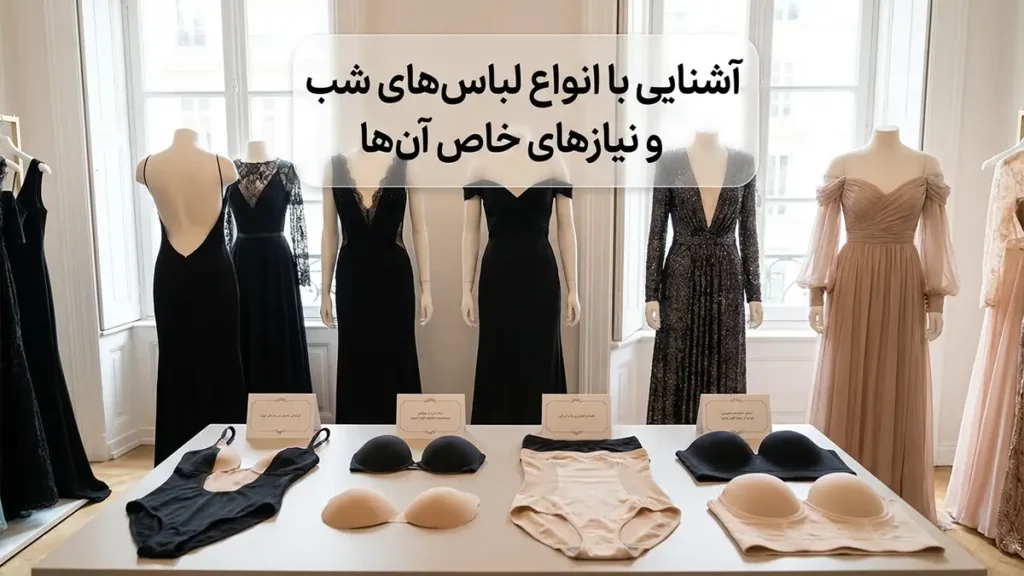 لباس زیر مناسب لباسهای رسمی شب: کلید ظاهری بینقص و اعتماد به نفس شناخت انواع لباسهای شب و نیازهای خاص آنها