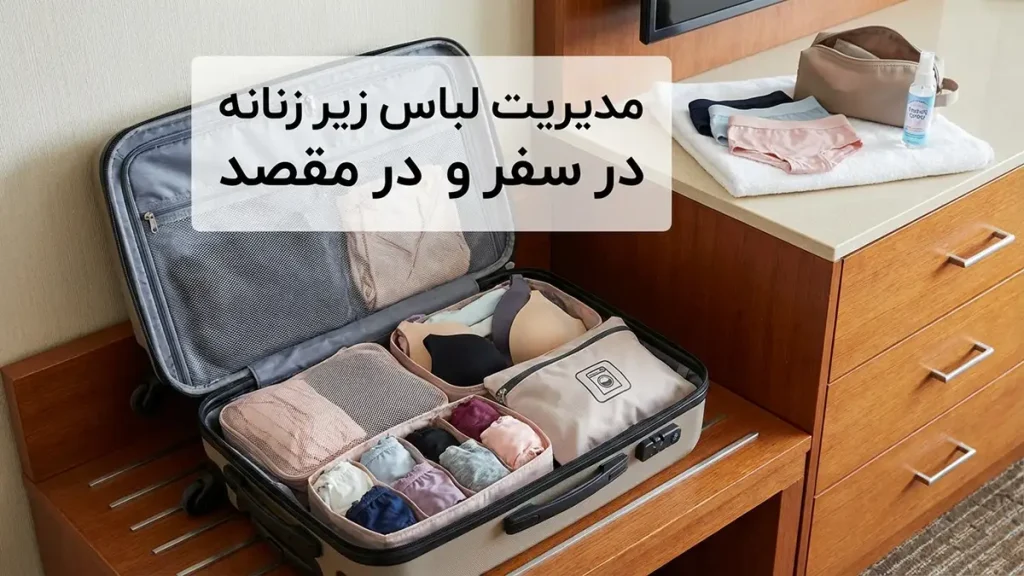 چطور لباس زیر را در سفر نگهداری کنیم: راهنمای جامع و کاربردی مدیریت لباس زیر در طول سفر و در مقصد