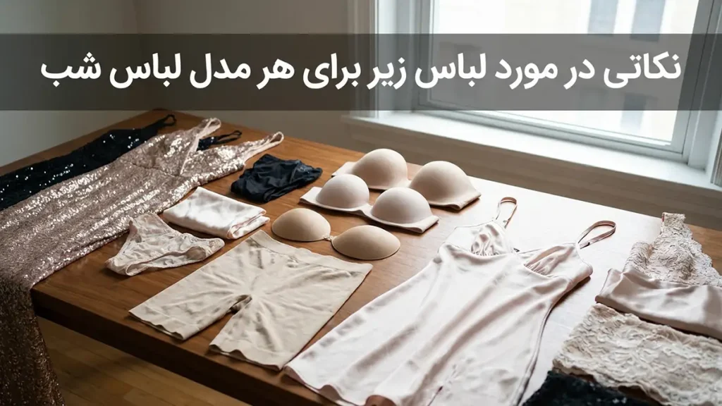 لباس زیر مناسب لباسهای رسمی شب: کلید ظاهری بینقص و اعتماد به نفس راهکارهای لباس زیر برای هر مدل لباس شب