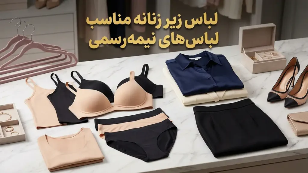 لباس زیر مناسب لباس‌های نیمه‌رسمی: راهنمای جامع برای استایلی بی‌نقص