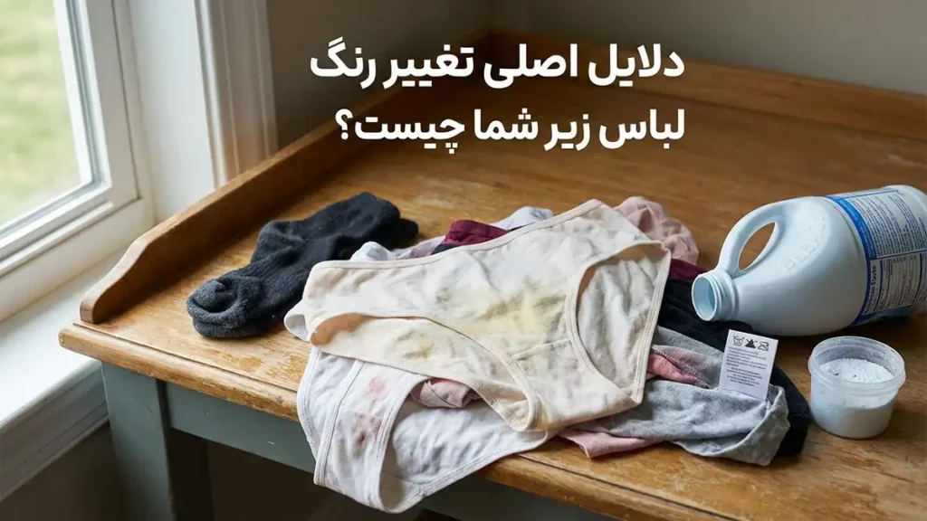 چطور از تغییر رنگ لباس زیر جلوگیری کنیم: راهنمای جامع و کاربردی دلایل اصلی تغییر رنگ لباس زیر شما چیست؟