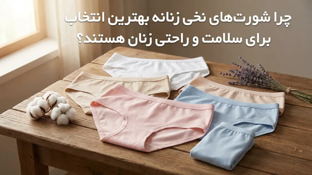 بهترین شورت زنانه نخی: راهنمای جامع برای سلامت و راحتی بانوان چرا شورت نخی بهترین انتخاب برای سلامت و راحتی بانوان است؟
