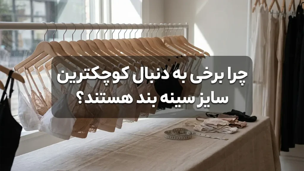کوچکترین سایز سوتین چیست؟ معرفی جامع و نکات کاربردی چرا برخی به دنبال کوچکترین سایز سوتین هستند؟