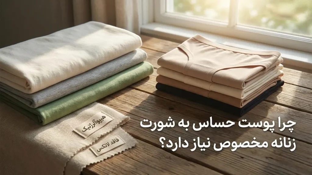 راهنمای جامع انتخاب بهترین مدل شورت برای پوست حساس: آرامش و سلامتی از آن شماست چرا پوست حساس به شورت خاص نیاز دارد؟