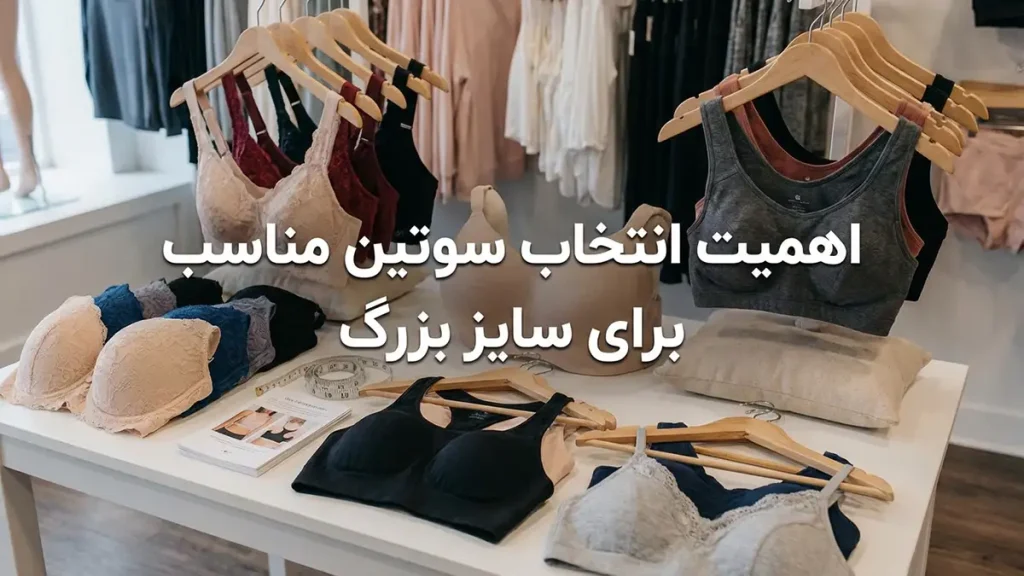 چرا انتخاب سوتین مناسب برای سایز بزرگ حیاتی است؟