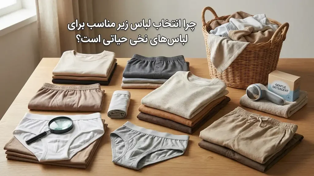 لباس زیر مناسب لباسهای نخی: راهنمای جامع برای راحتی، سلامت و زیبایی چرا انتخاب لباس زیر مناسب برای لباسهای نخی حیاتی است؟