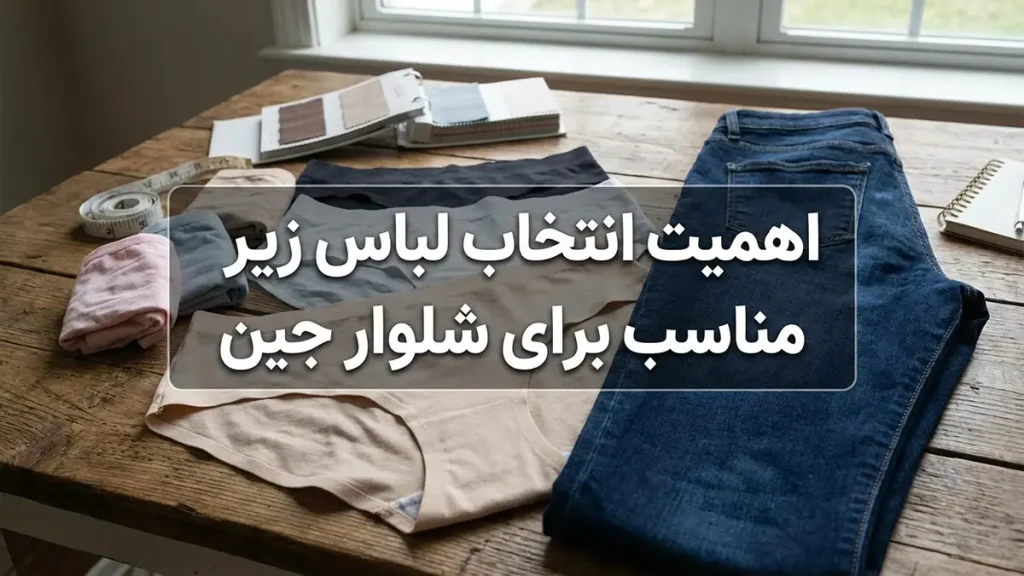 لباس زیر مناسب لباسهای جین: راهنمای جامع برای راحتی و استایل چرا انتخاب لباس زیر مناسب برای جین ضروری است؟