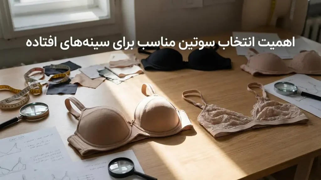 بهترین مدل سوتین برای سینه افتاده چرا انتخاب سوتین مناسب برای سینه افتاده ضروری است؟