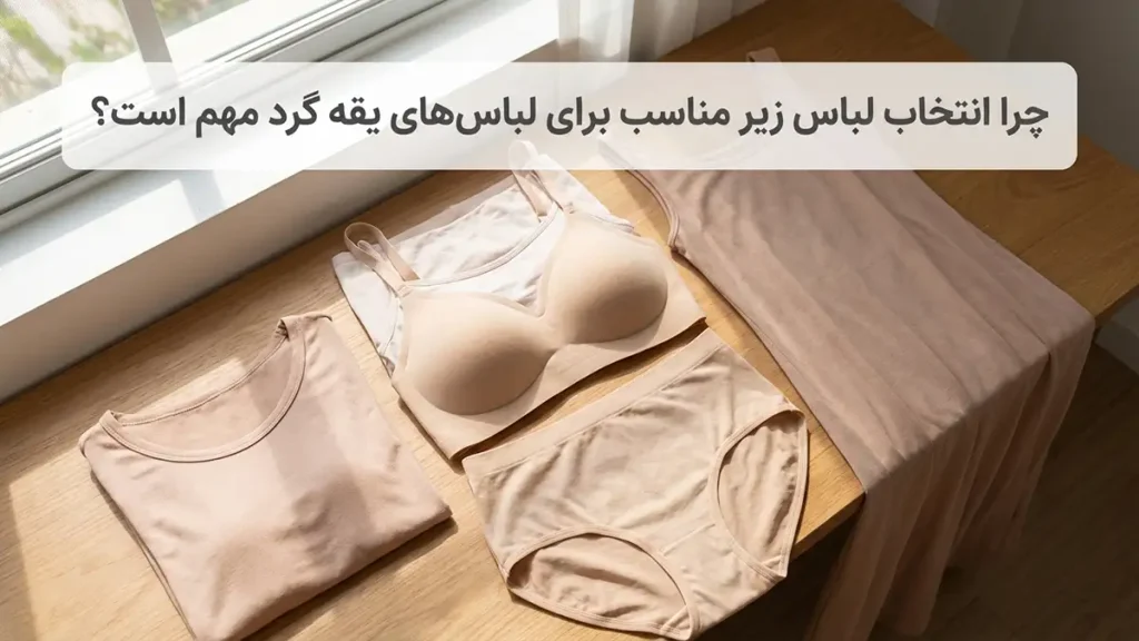لباس زیر مناسب لباسهای یقهگرد: راهنمای جامع برای ظاهری بینقص چرا انتخاب لباس زیر مناسب برای یقهگرد مهم است؟