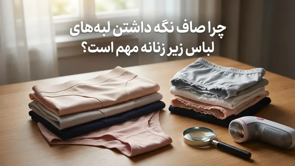 چطور لبههای لباس زیر رو صاف نگه داریم چرا صاف ماندن لبههای لباس زیر اهمیت دارد؟