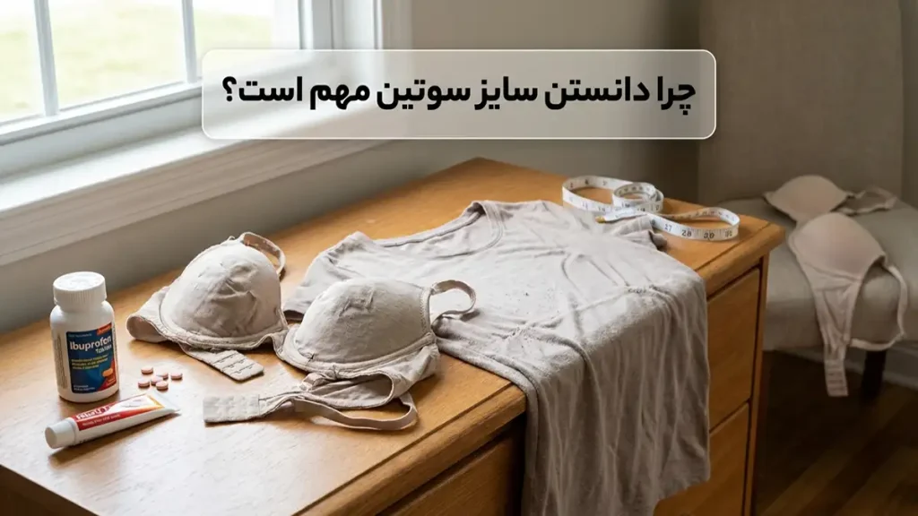 چگونه سایز سوتین خود را بفهمیم: راهنمای کامل و دقیق چرا دانستن سایز سوتین اهمیت دارد؟