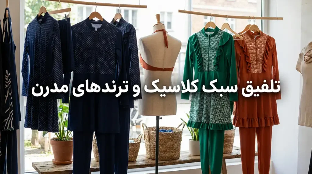 آیا مایو زنانه پوشیده هم میتواند شیک و مدرن باشد؟ تلفیق سبک کلاسیک و ترندهای مدرن