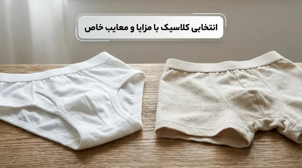 لباس زیر نخی: انتخابی کلاسیک با مزایا و معایب خاص