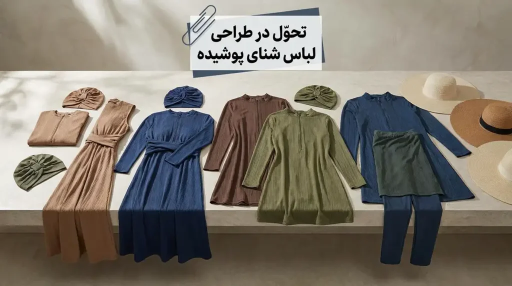 آیا مایو زنانه پوشیده هم میتواند شیک و مدرن باشد؟ تحول در طراحی لباس شنای پوشیده