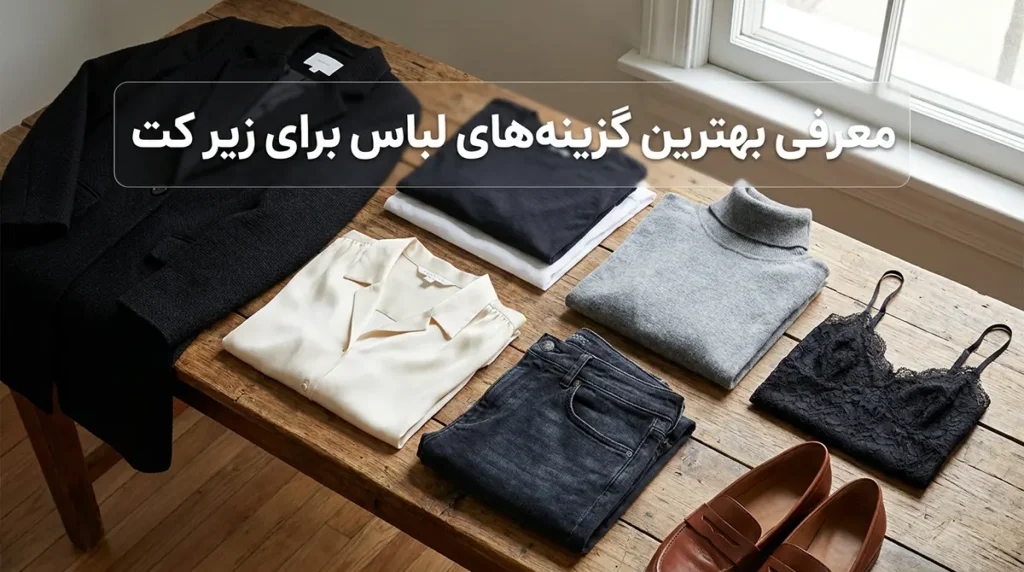 بهترین لباس برای زیر کت زنانه معرفی بهترین گزینههای لباس برای زیر کت