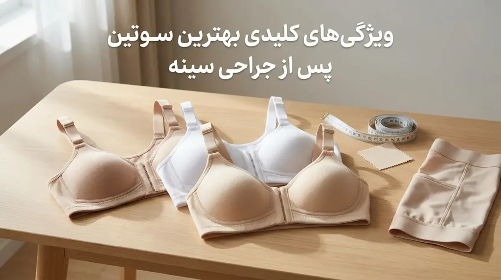 بهترین سوتین بعد از عمل ماموپلاستی ویژگیهای کلیدی بهترین سوتین بعد از جراحی سینه