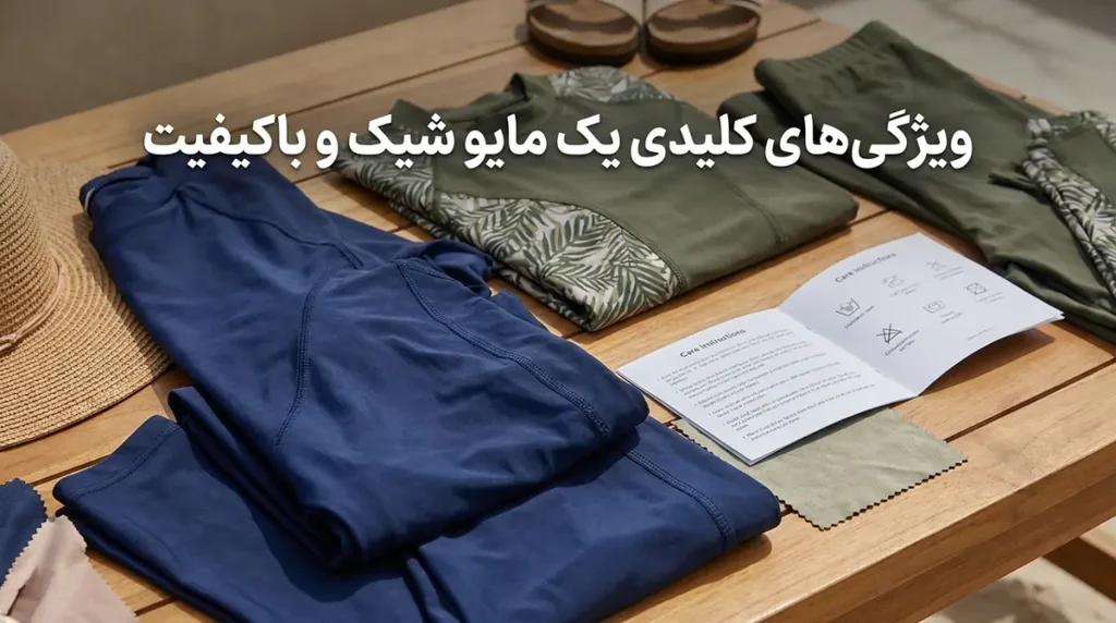 خرید مایو زنانه شیک و پوشیده | ترند 1405 با بهترین قیمت ویژگیهای کلیدی یک مایو شیک و باکیفیت