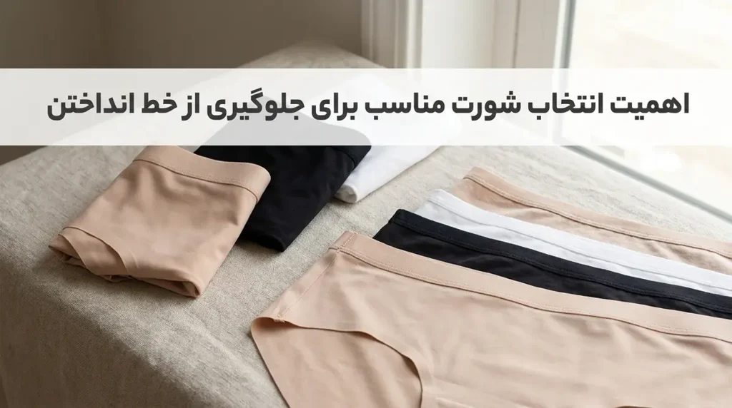 چطور شورت مناسب برای جلوگیری از خط انداختن انتخاب کنیم اهمیت انتخاب شورت مناسب برای جلوگیری از خط انداختن