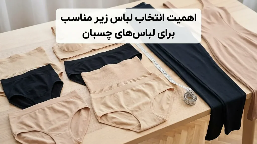 لباس زیر مناسب لباسهای چسبان اهمیت انتخاب لباس زیر مناسب برای لباسهای چسبان