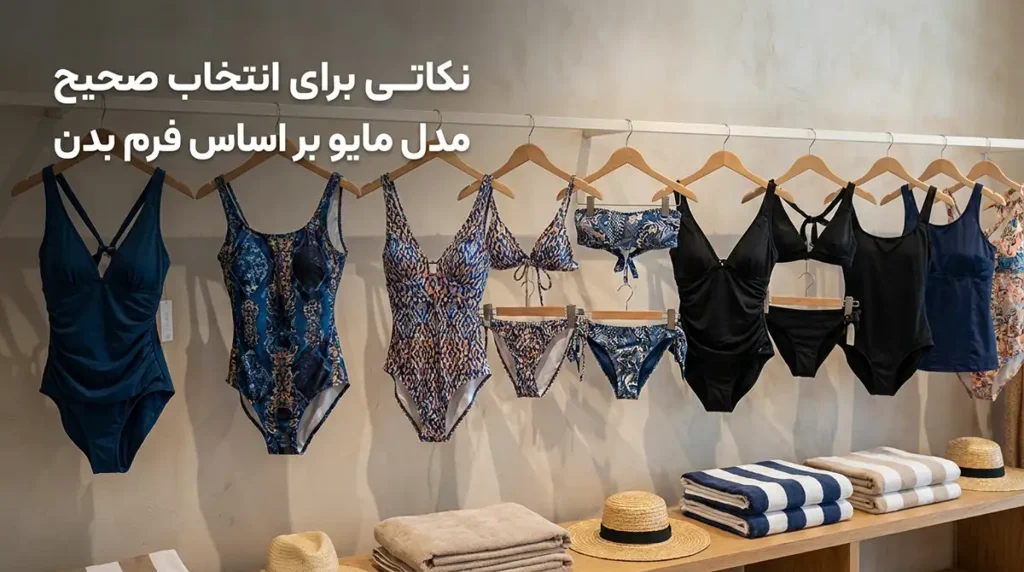 خرید مایو زنانه باکیفیت با ضمانت اصالت کالا و بازگشت وجه نکاتی برای انتخاب صحیح مدل مایو بر اساس فرم بدن