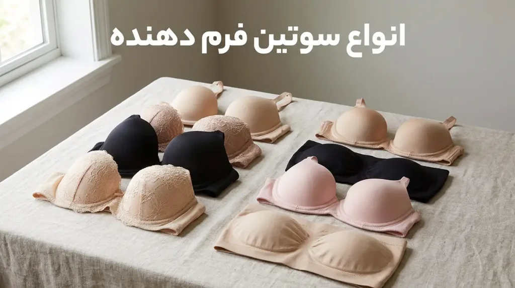 بهترین سوتین برای فرم دهی انواع سوتین فرم دهنده: کدام برای شما مناسب است؟